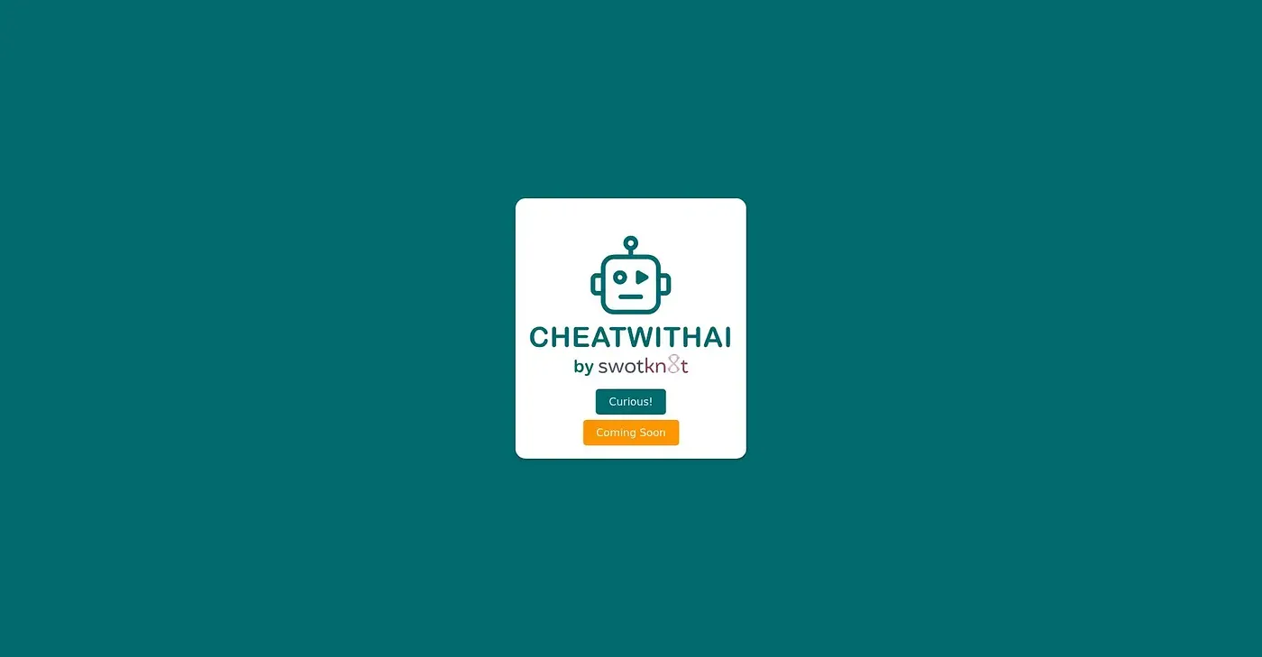 Screenshot of Cheat With AI