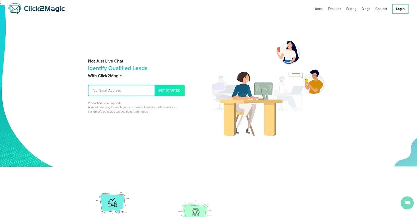 Screenshot of Click2Magic