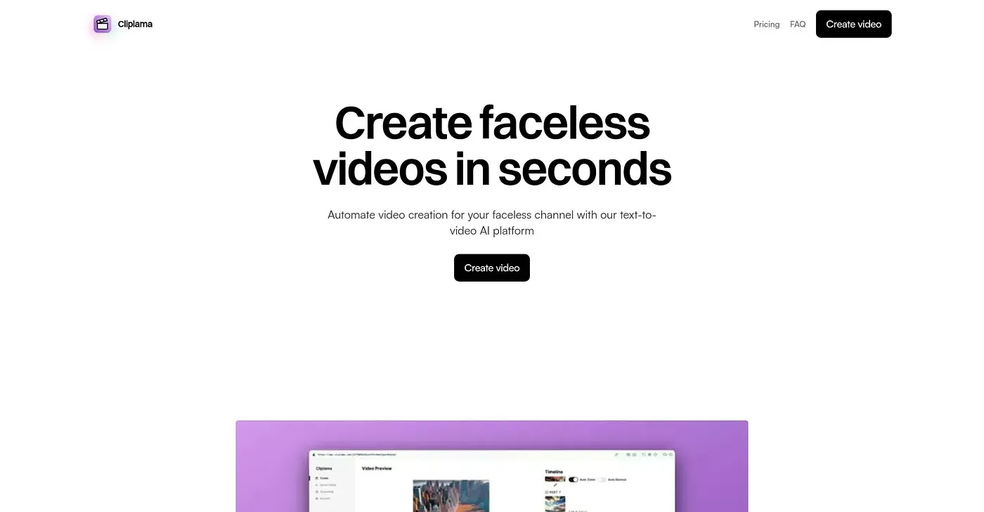 Screenshot of Cliplama