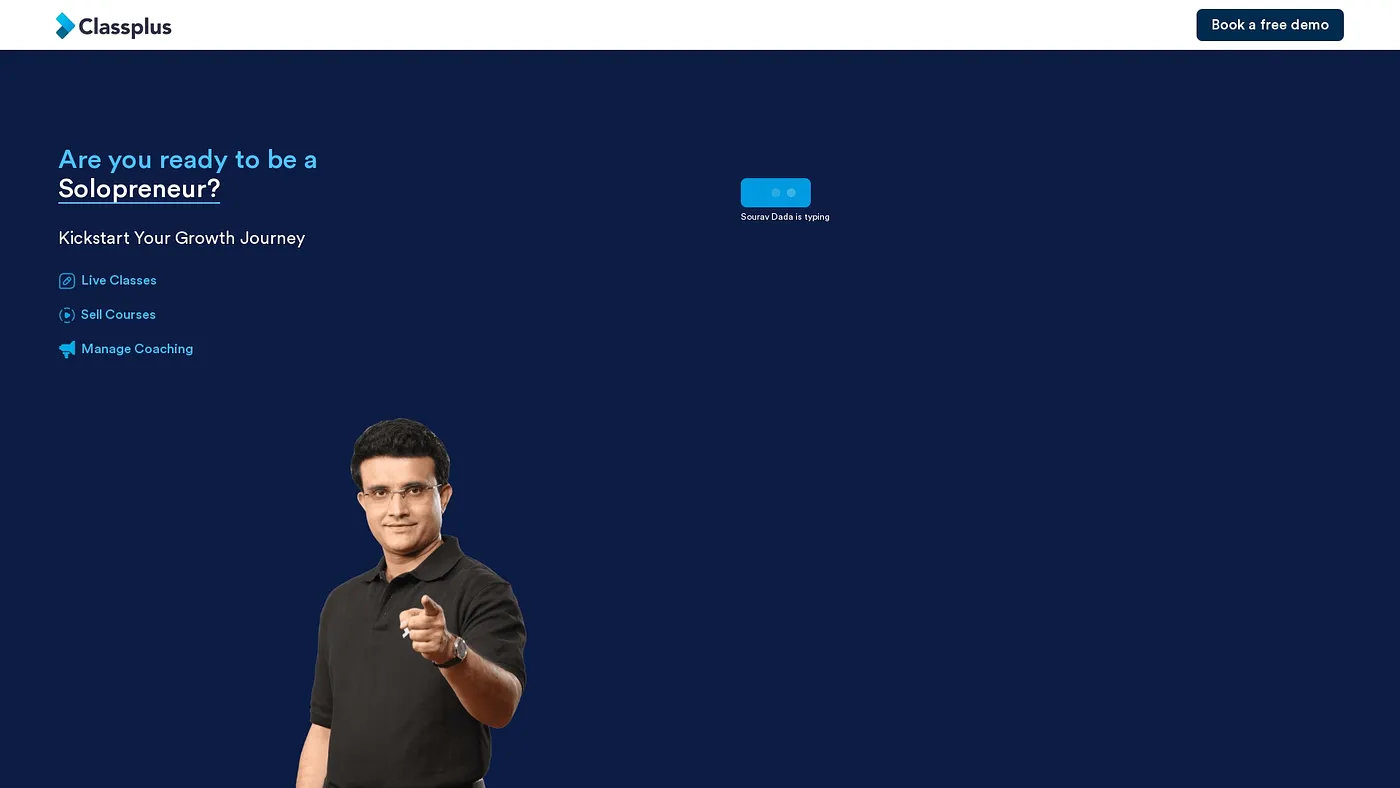 Screenshot of Classplus
