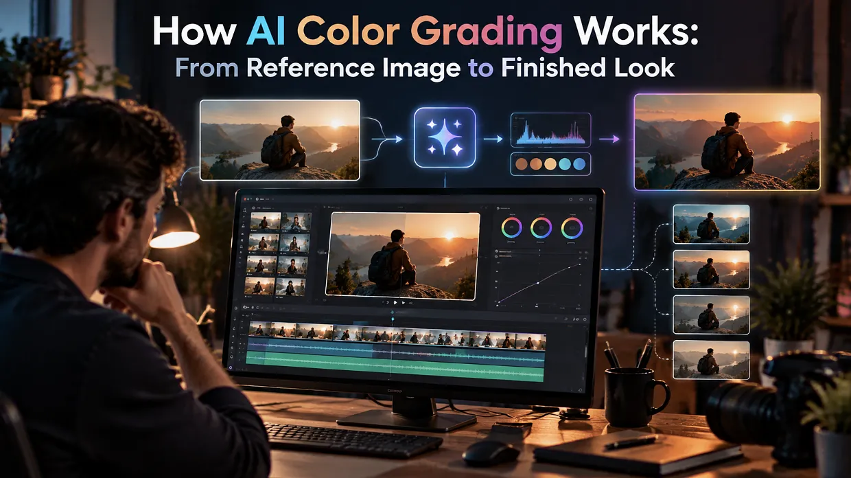 How AI Color Grading Works: From Reference Image to Finished Look