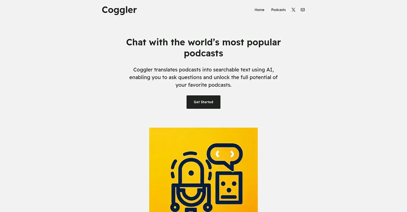 Screenshot of Coggler
