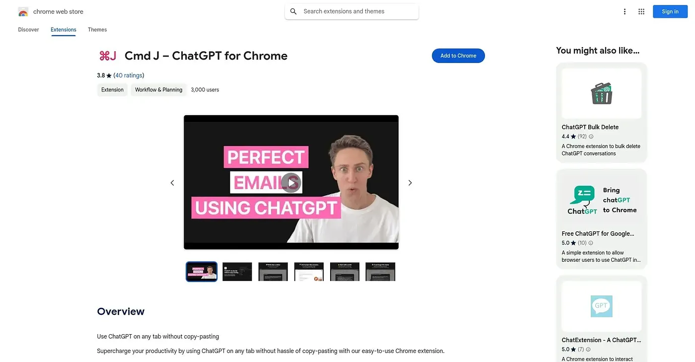 Screenshot of Cmdj