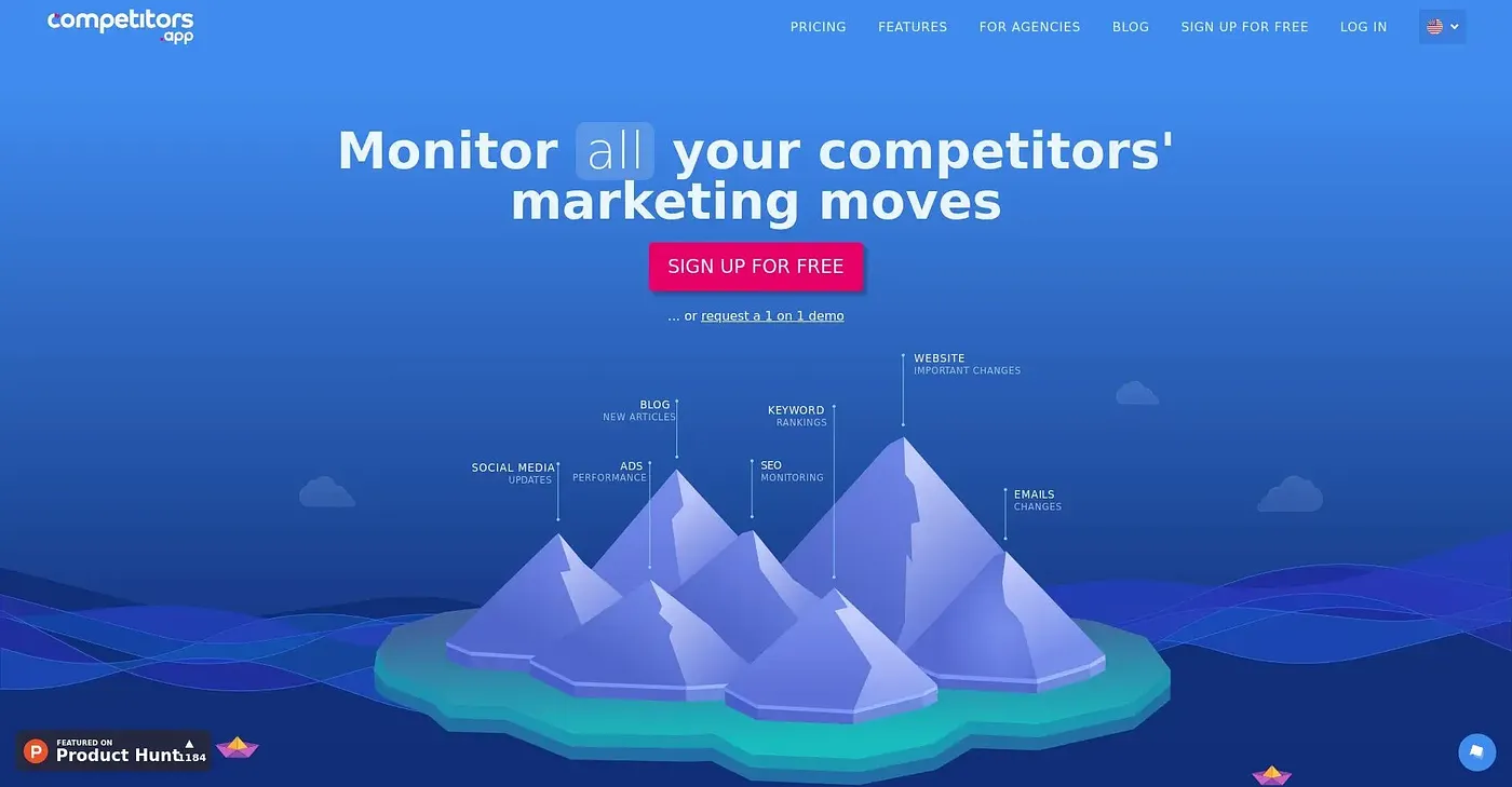 Screenshot of Competitors App