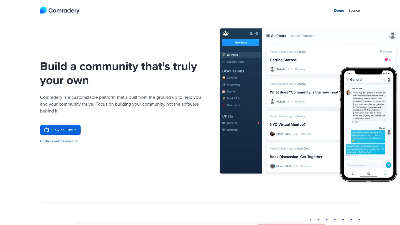 Screenshot of Comradery