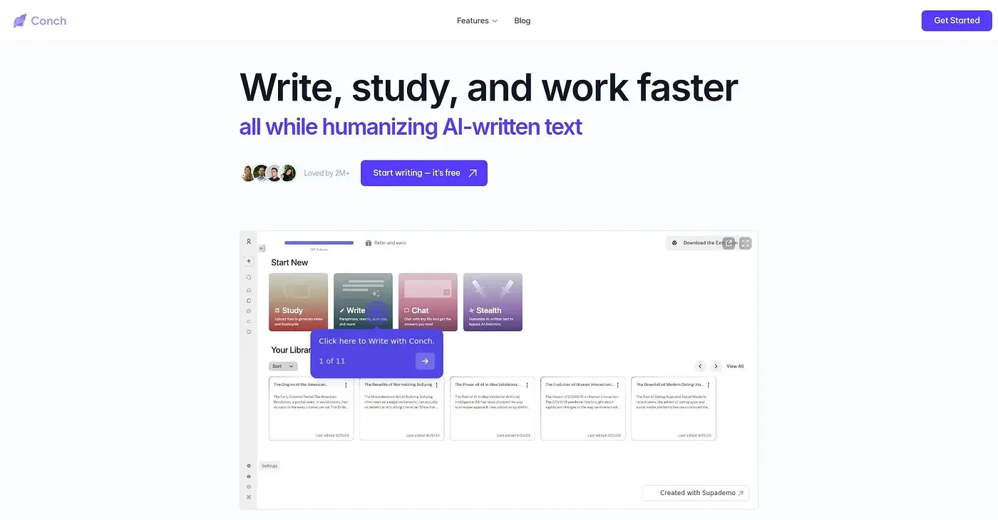 Screenshot of Conch