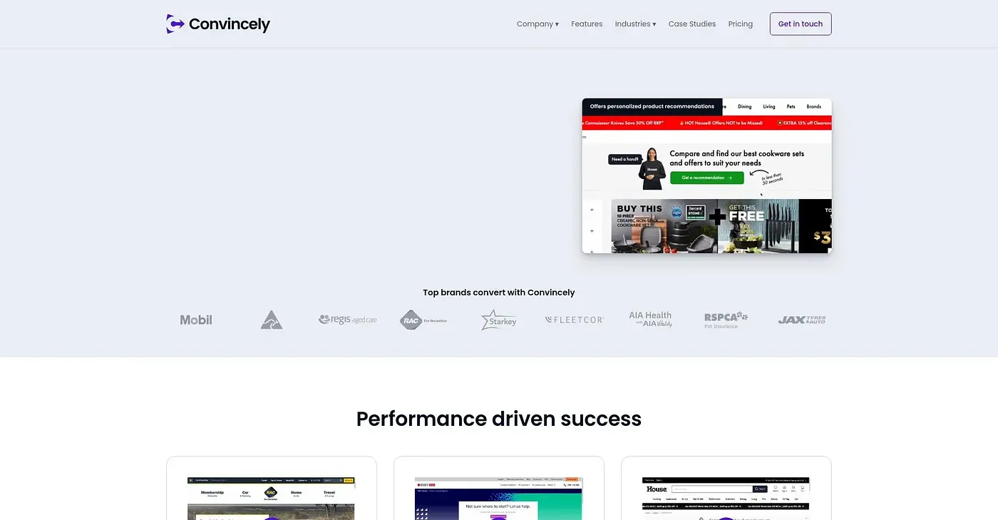 Screenshot of Convincely