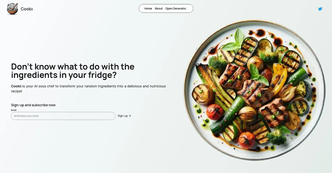 Screenshot of Cookii