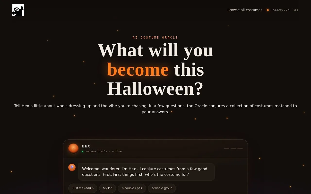 Screenshot of Cool Costume Ideas