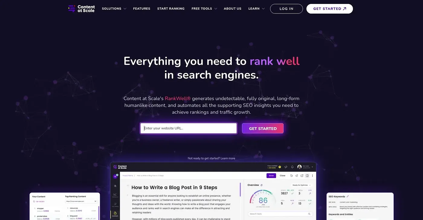 Screenshot of ContentAtScale