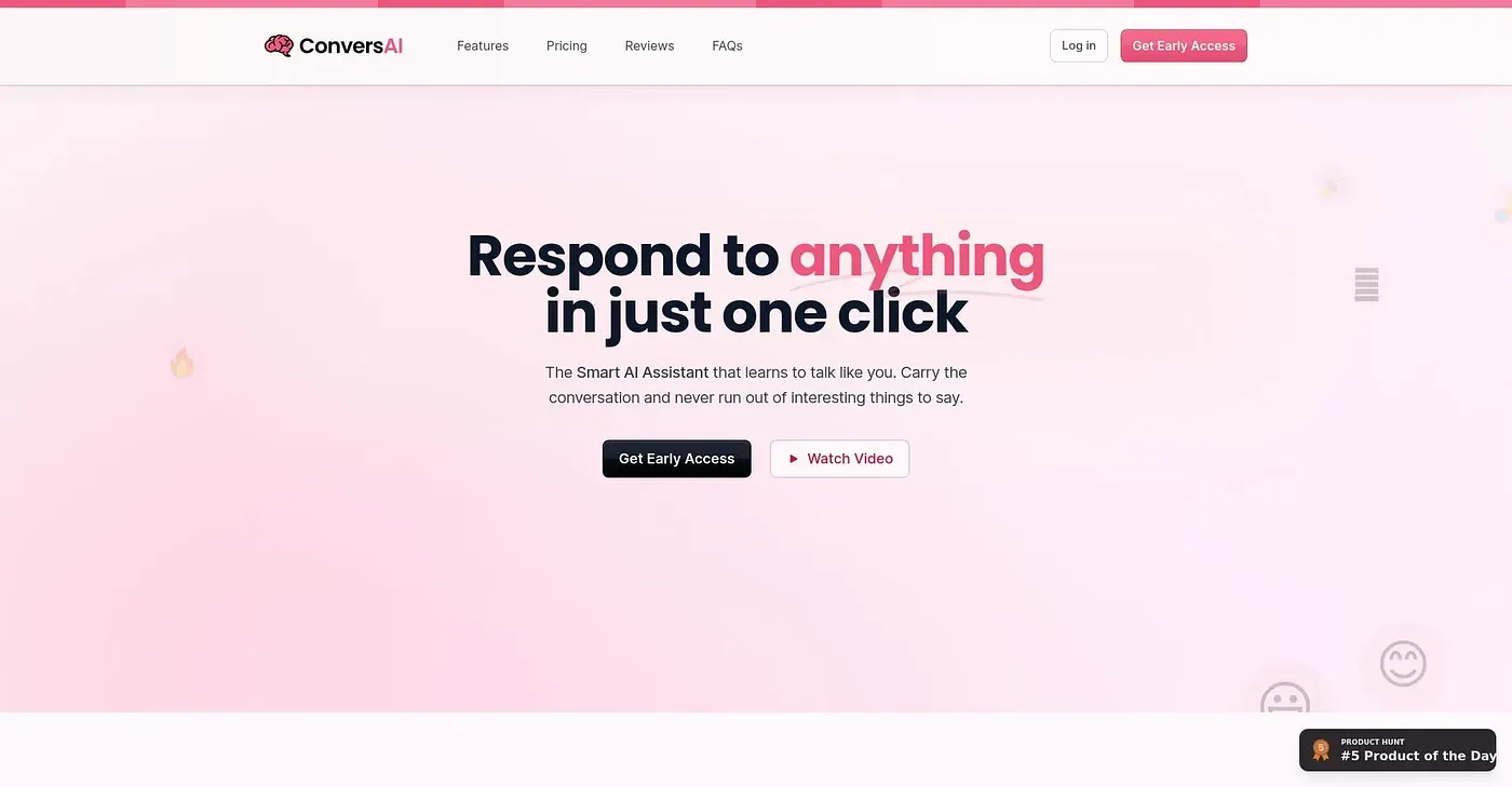 Screenshot of ConversAI