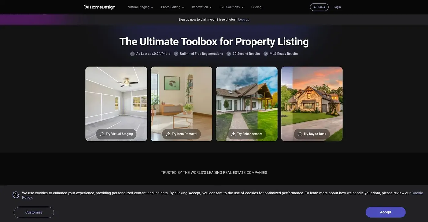Screenshot of AI Home Design