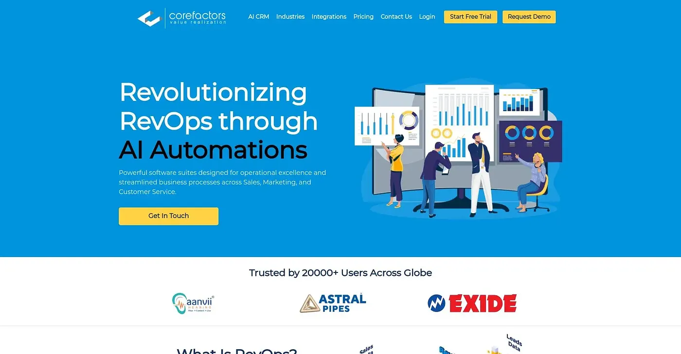 Screenshot of CoreFactors
