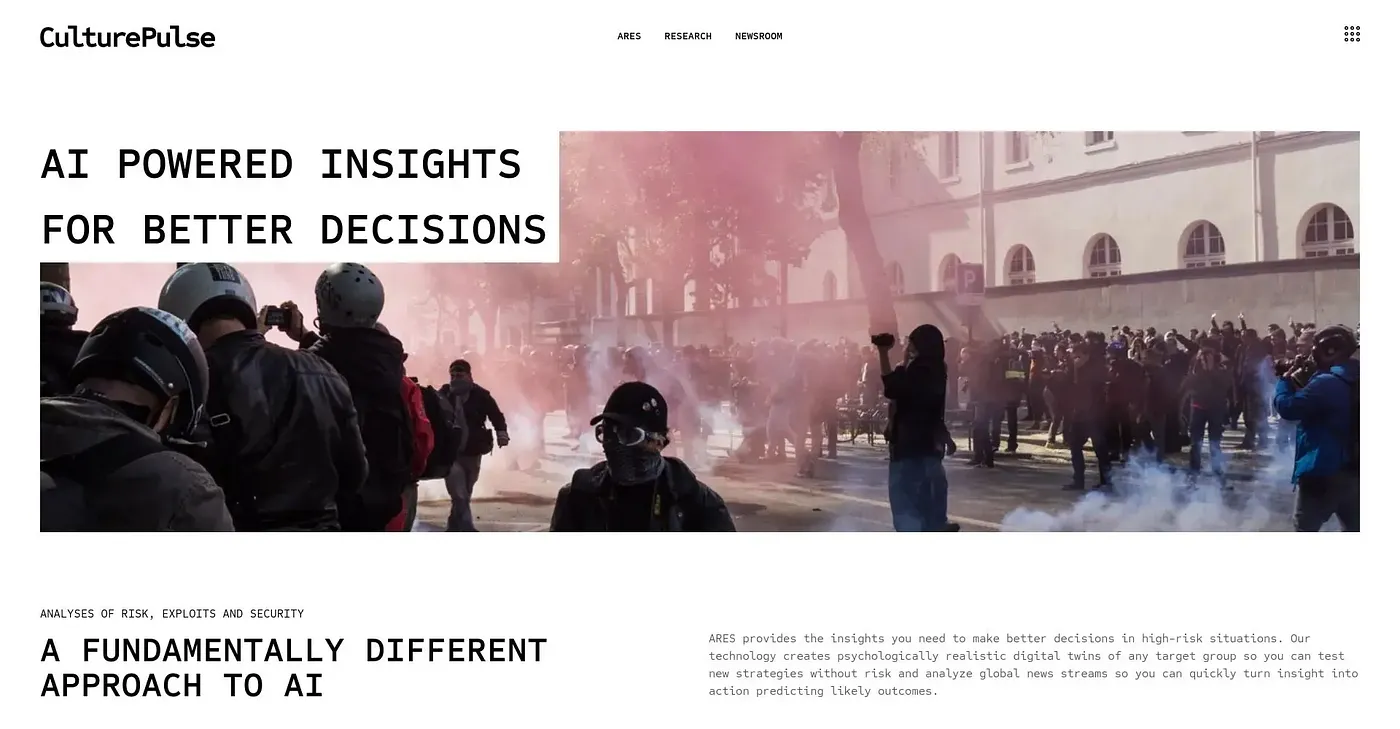Screenshot of Culture Pulse AI