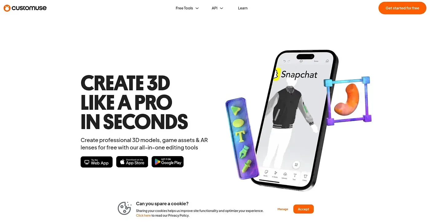 Screenshot of Custom Use