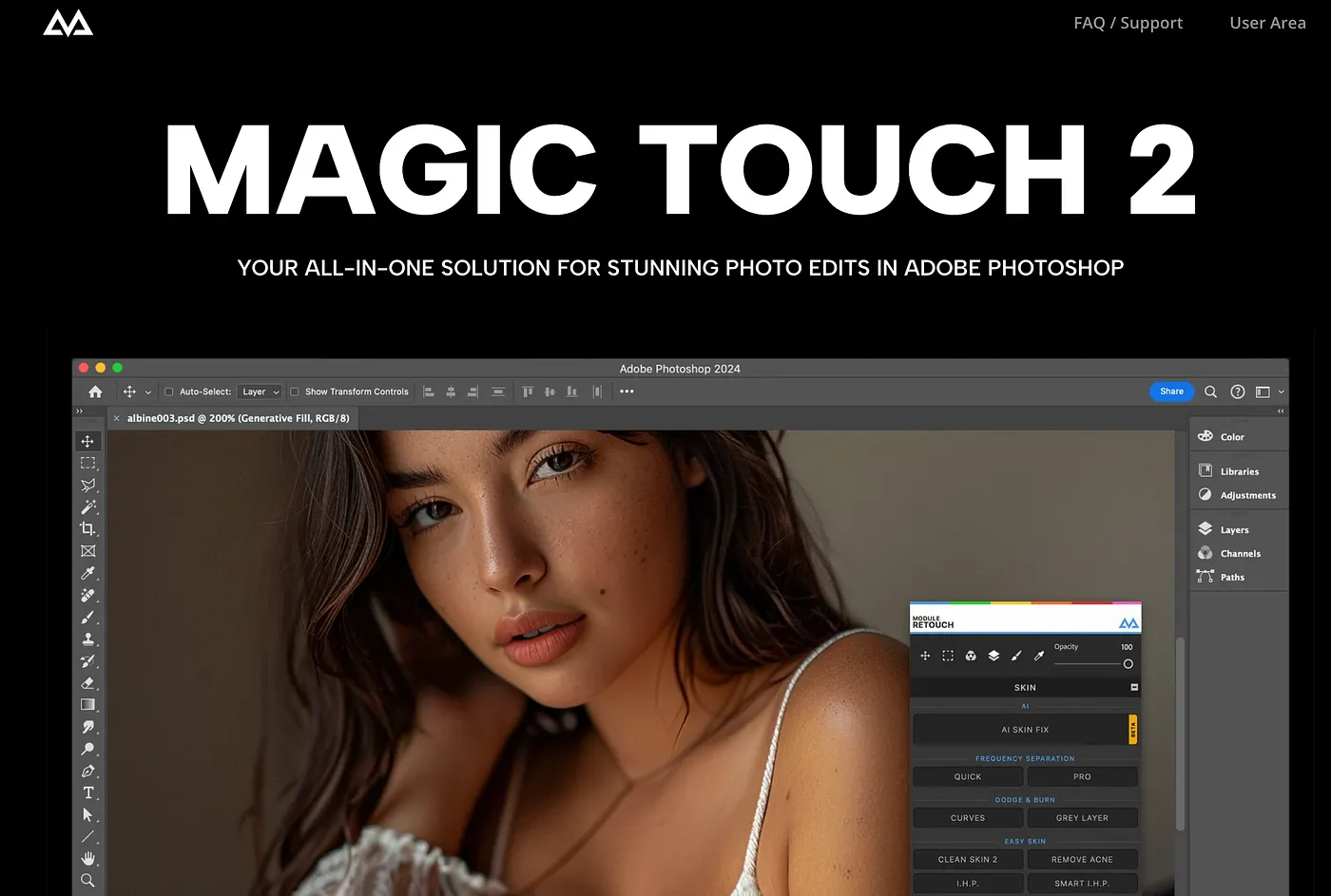 Screenshot of Creative Magic Panel