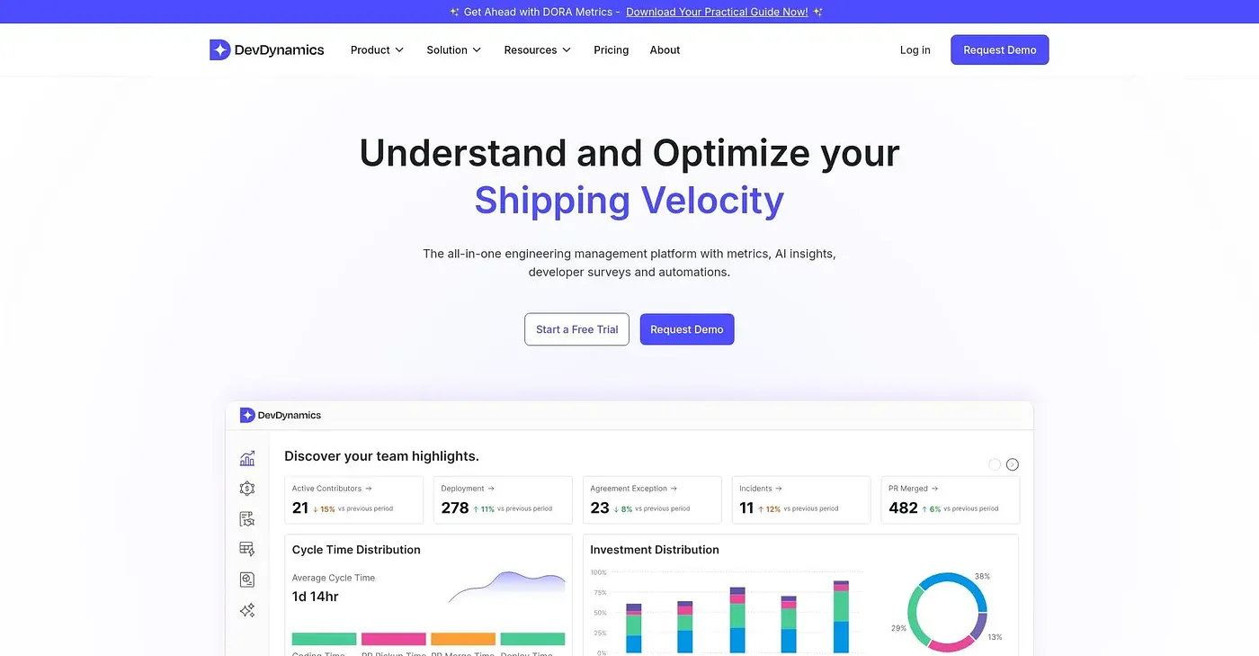 Screenshot of Dev Dynamics AI