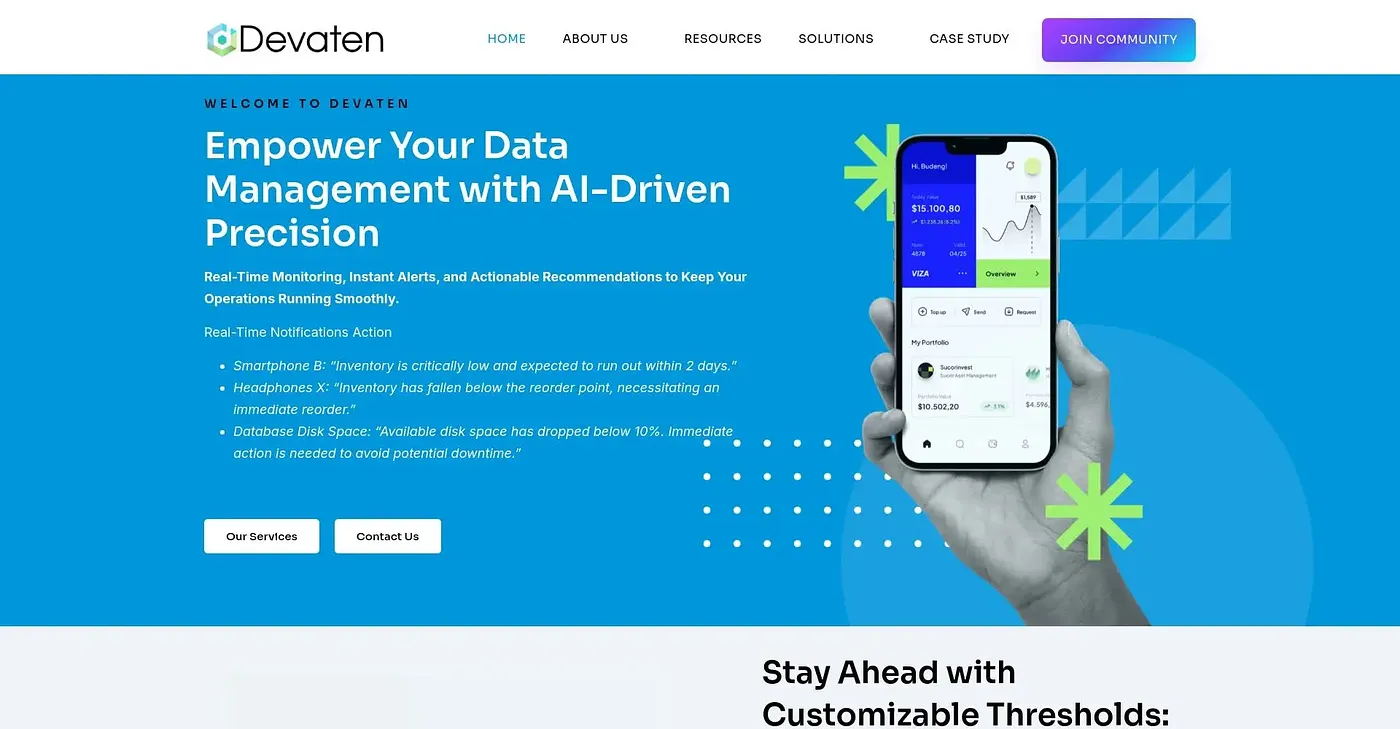 Screenshot of Devaten