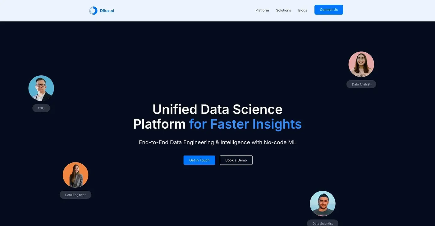 Screenshot of Dflux AI