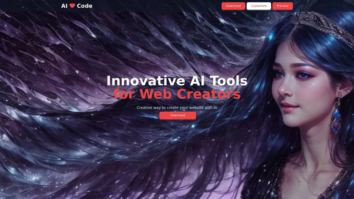 Screenshot of AI Love Code