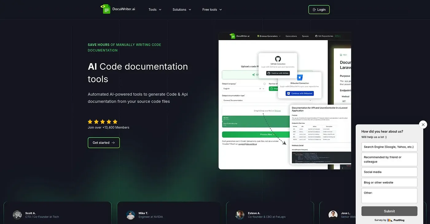 Screenshot of Docuwriter