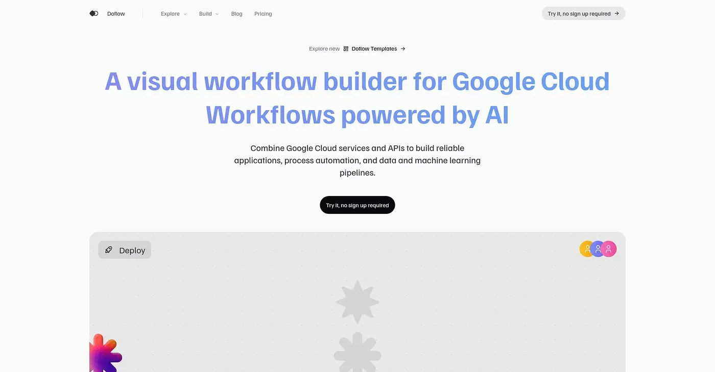 Screenshot of Doflow