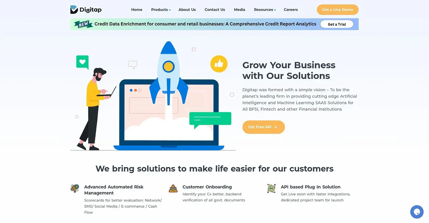 Screenshot of Digitap
