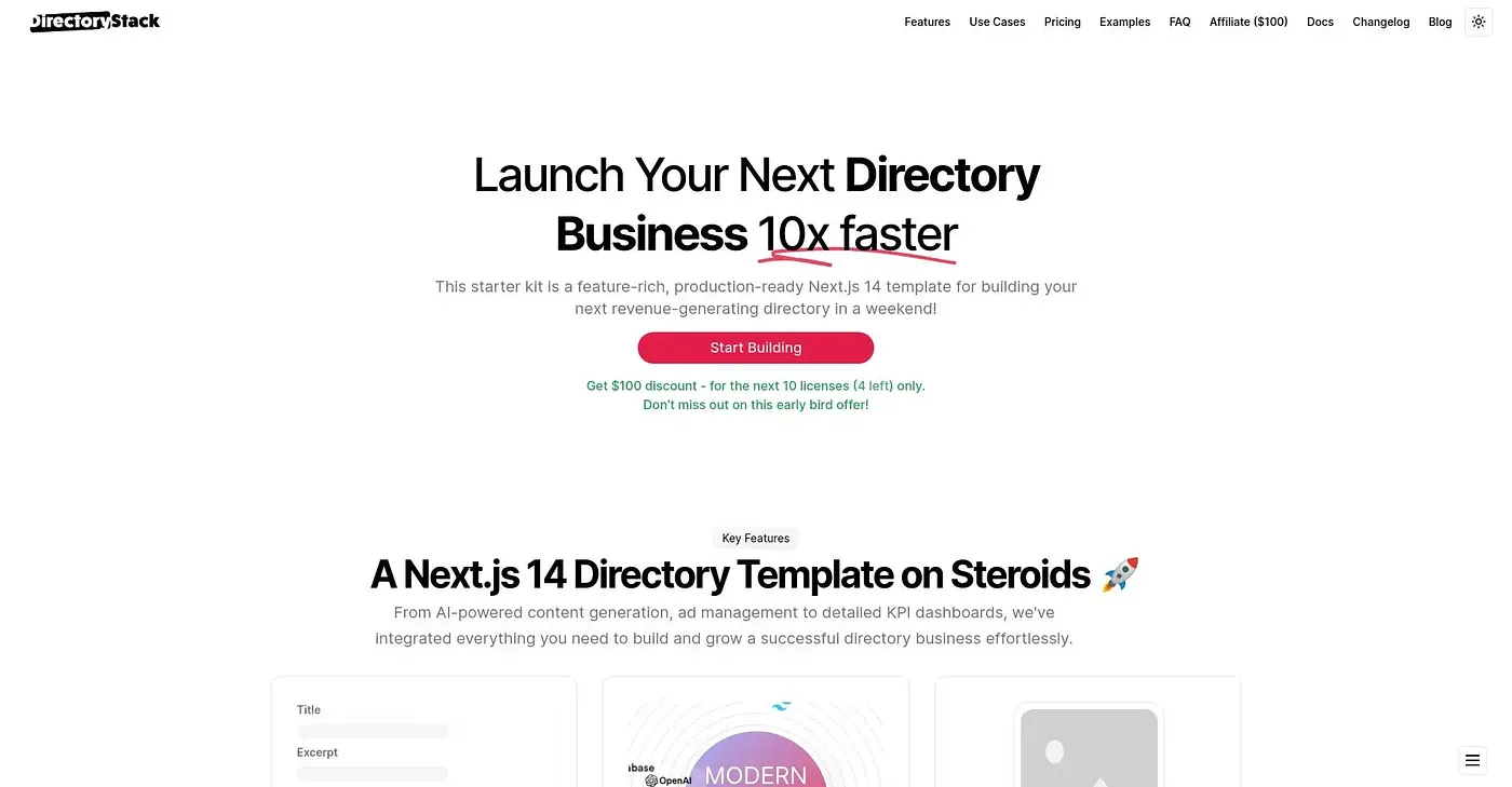 Screenshot of DirectoryStack