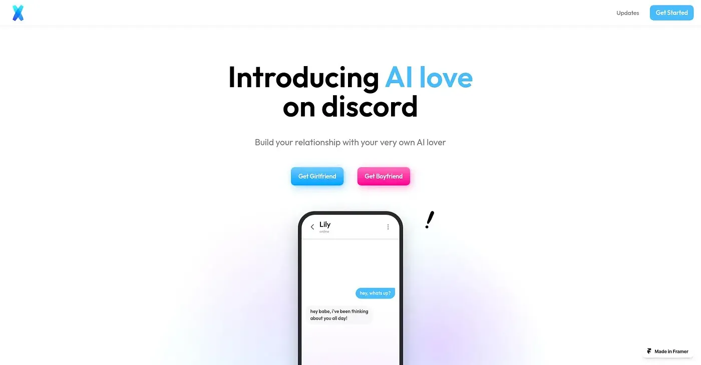Screenshot of Discord Pal