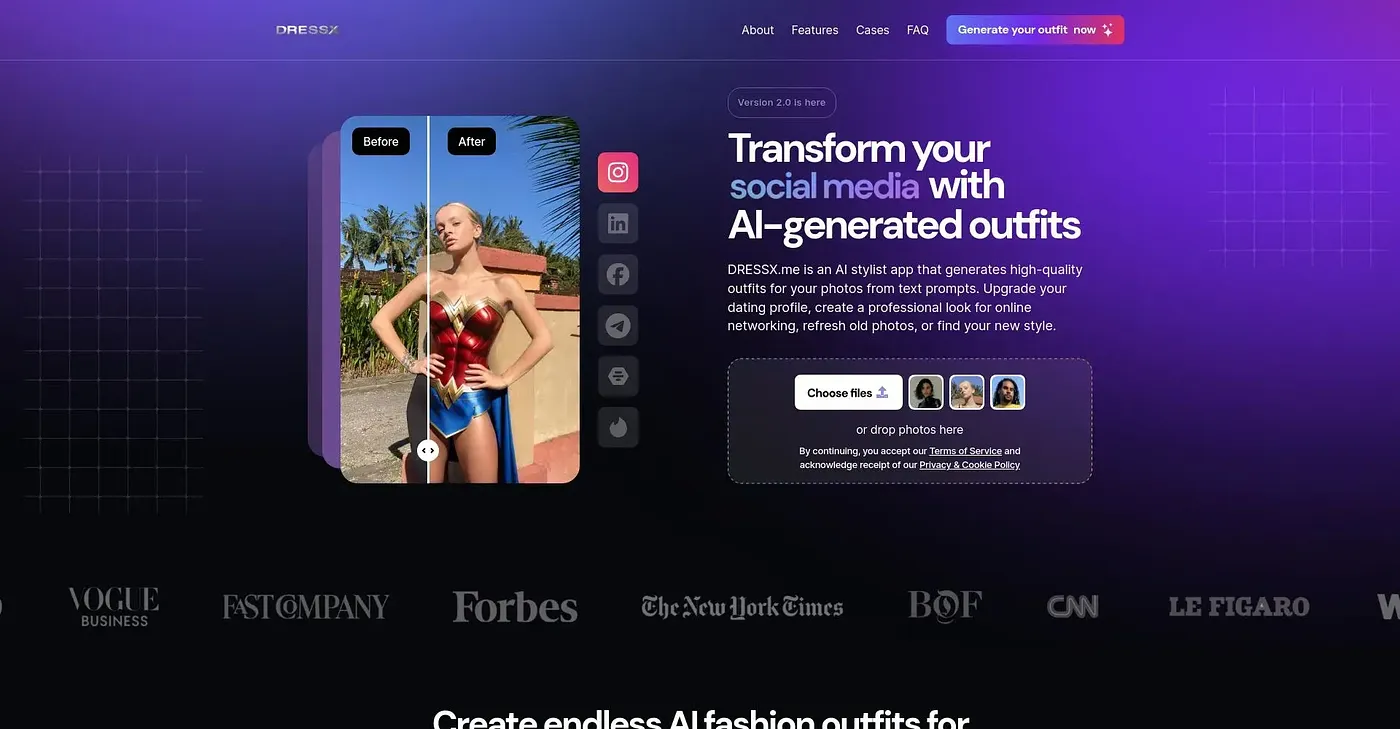 Screenshot of Dress X