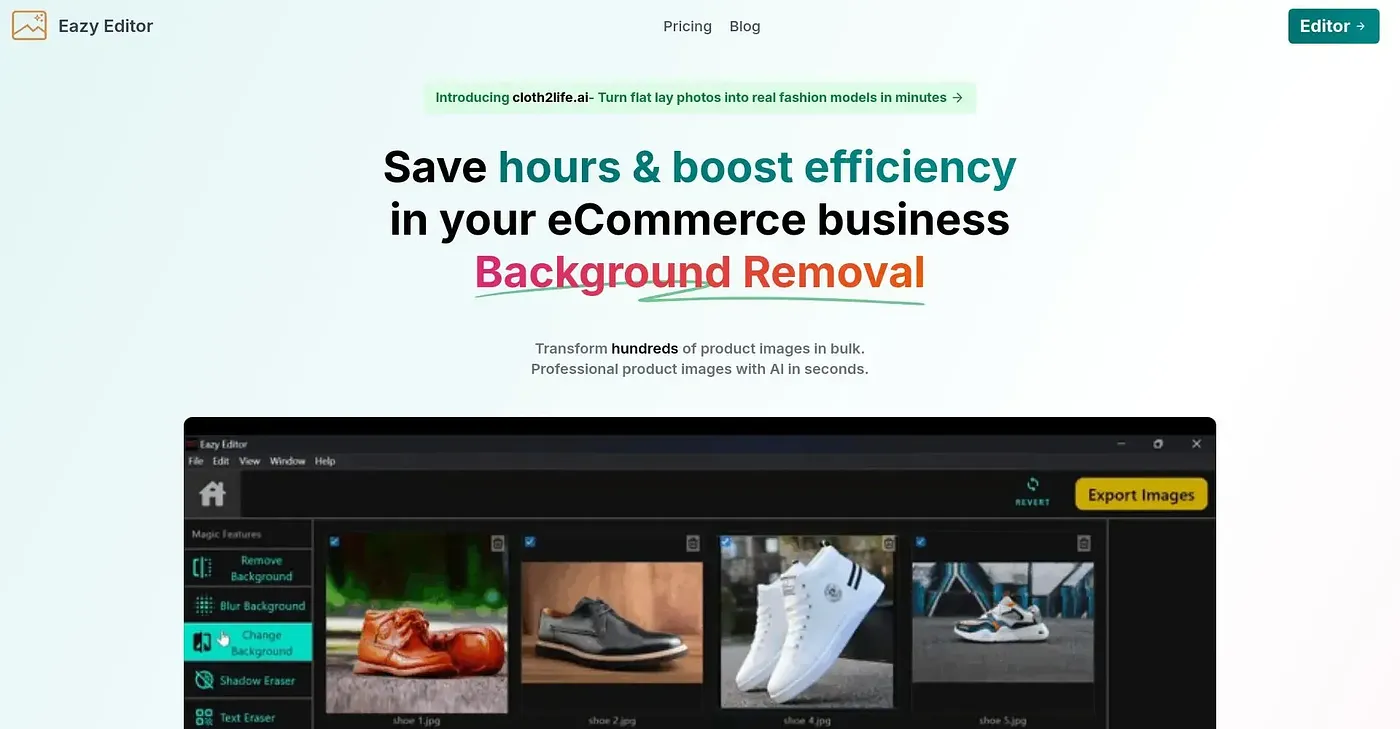 Screenshot of Eazy Editor