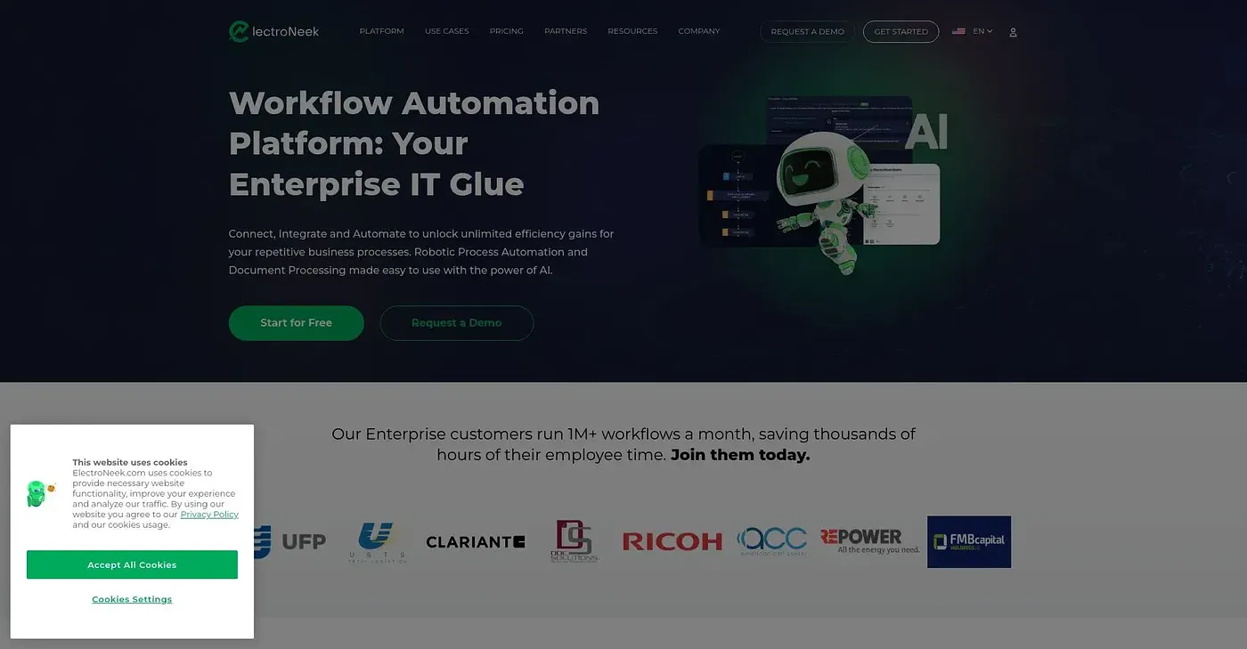 Screenshot of ElectroNeek