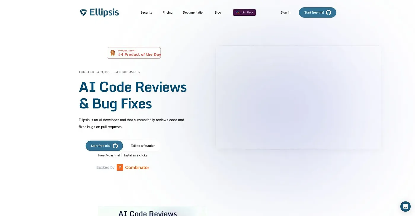 Screenshot of Ellipsis