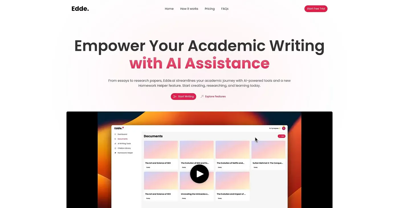 Screenshot of Edde AI