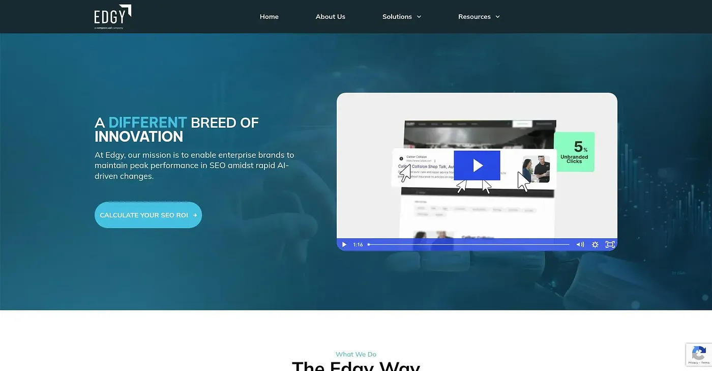 Screenshot of Edgy Labs