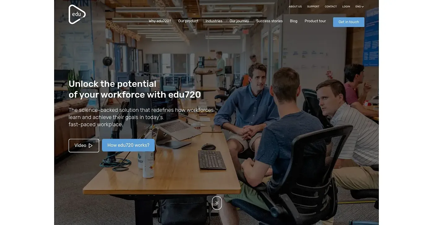 Screenshot of Edu720