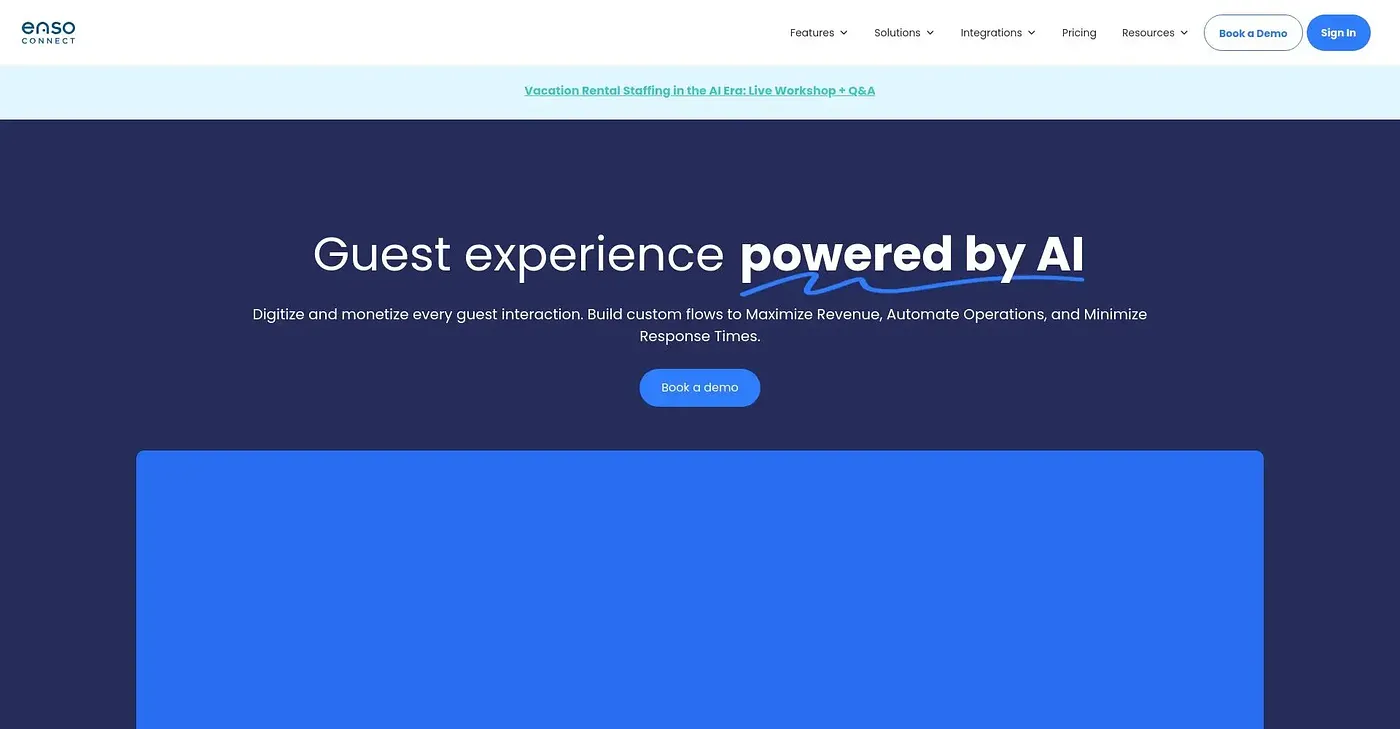 Screenshot of EnsoConnect