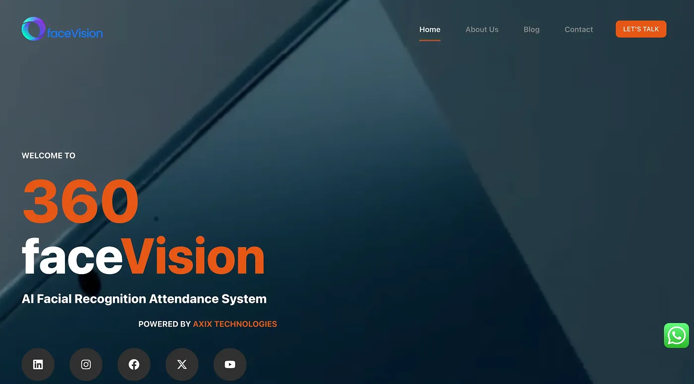 Screenshot of 360 Face Vision