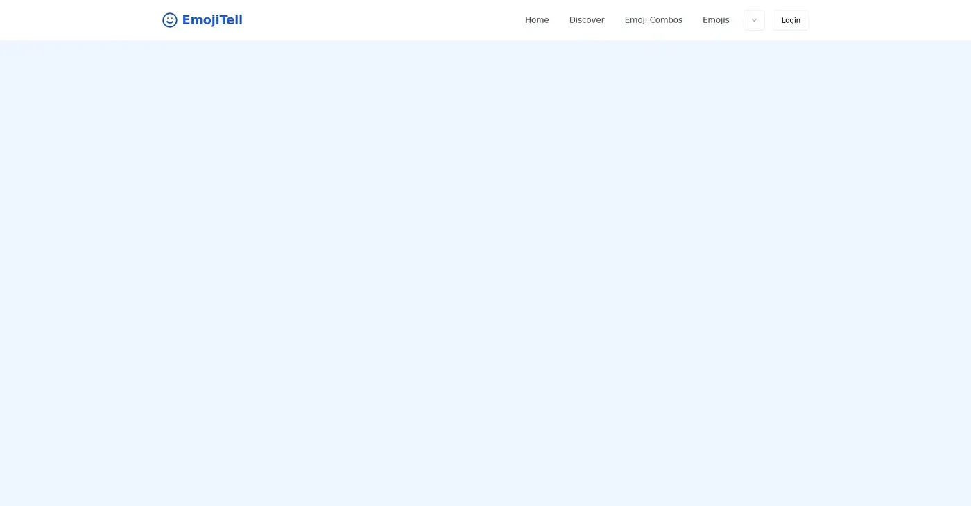 Screenshot of EmojiTell
