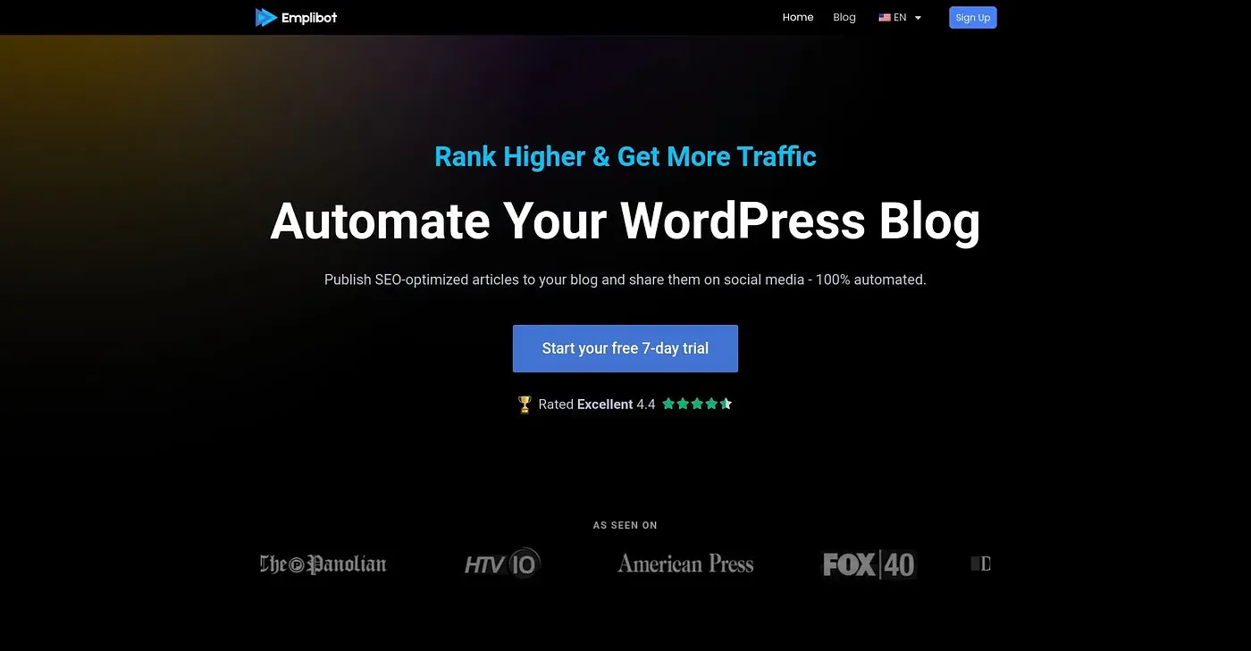 Screenshot of Emplibot