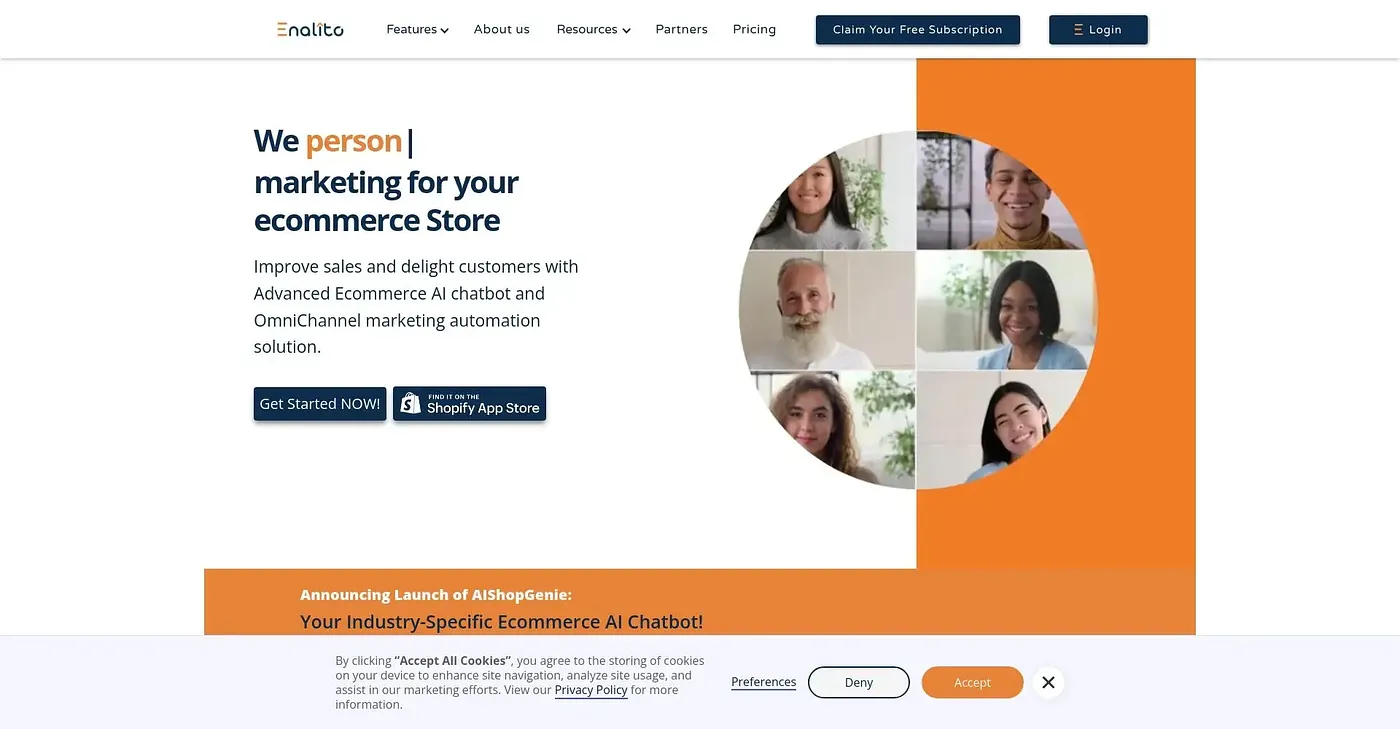 Screenshot of Enalito