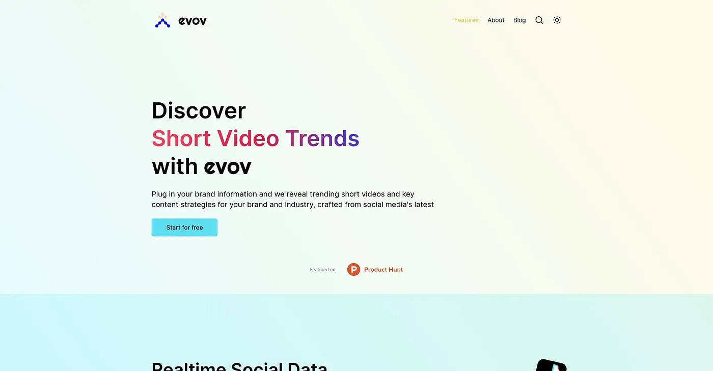 Screenshot of Evo V AI