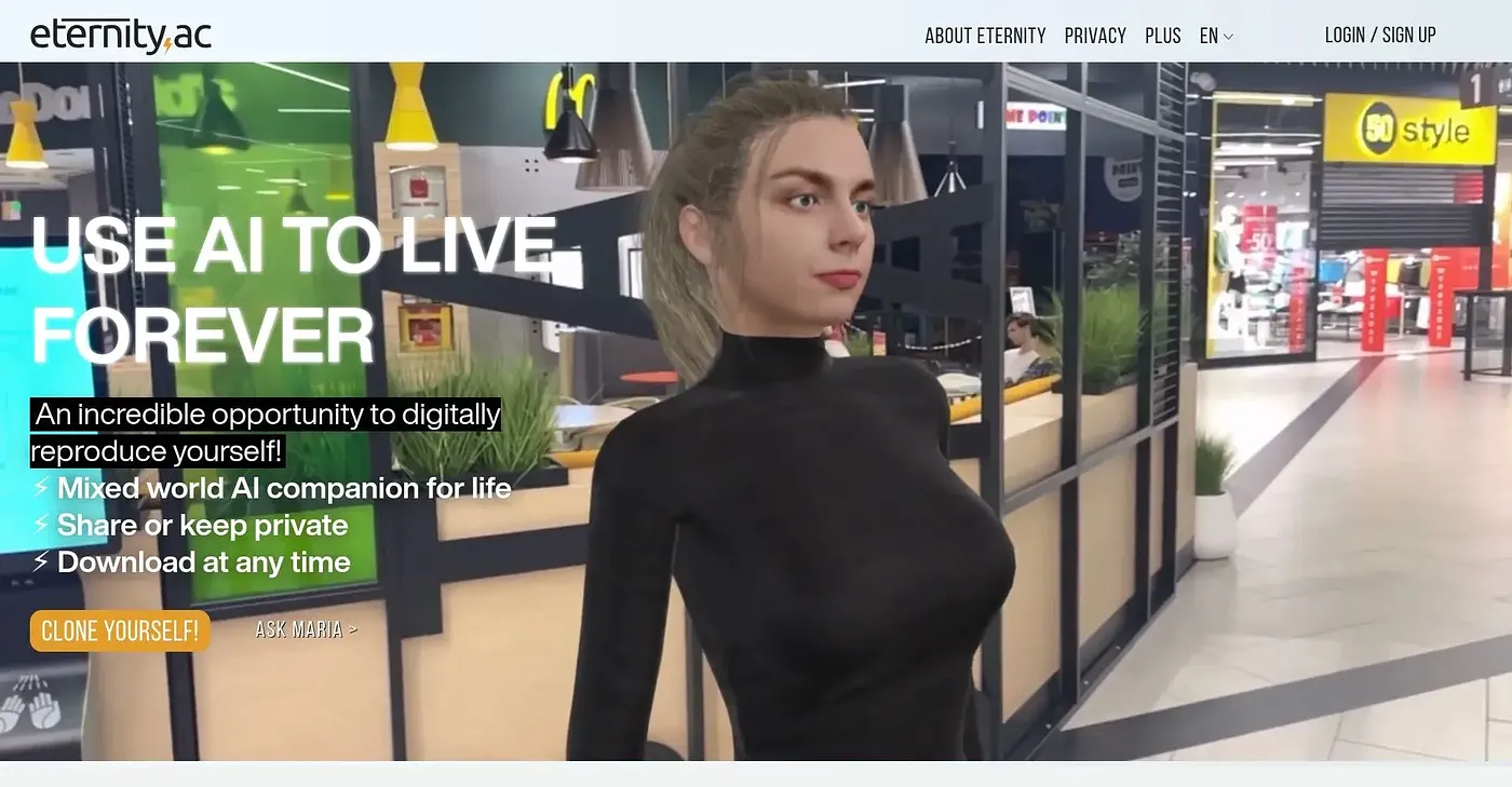 Screenshot of Eternity