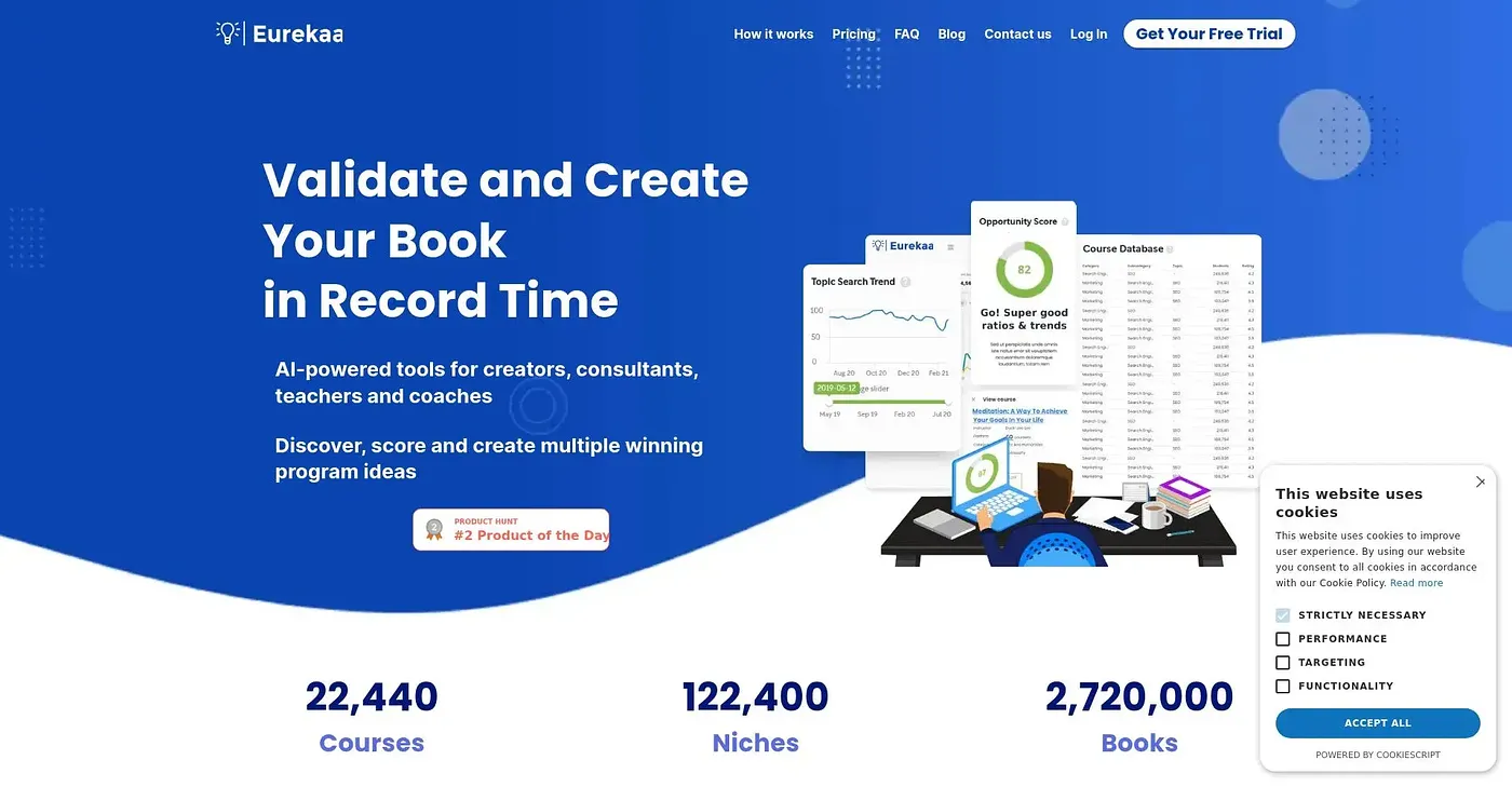 Screenshot of Eurekaa