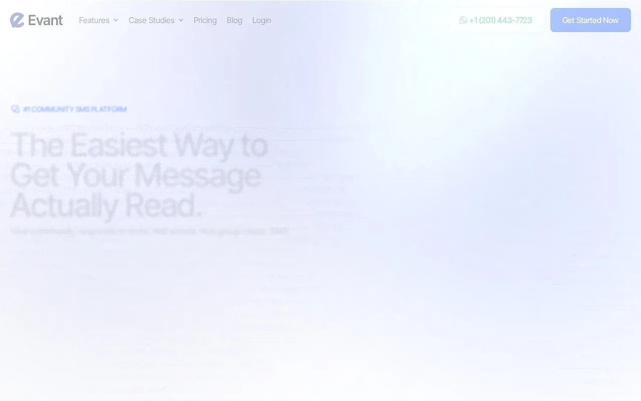 Screenshot of Evant