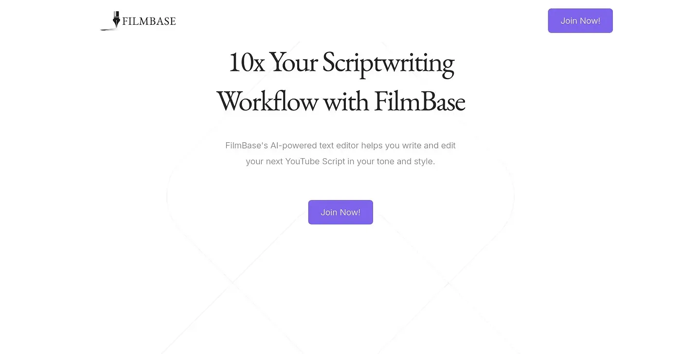 Screenshot of Film Base