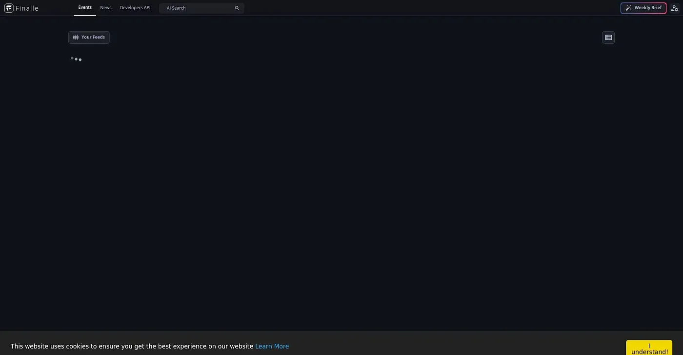 Screenshot of Finalle AI