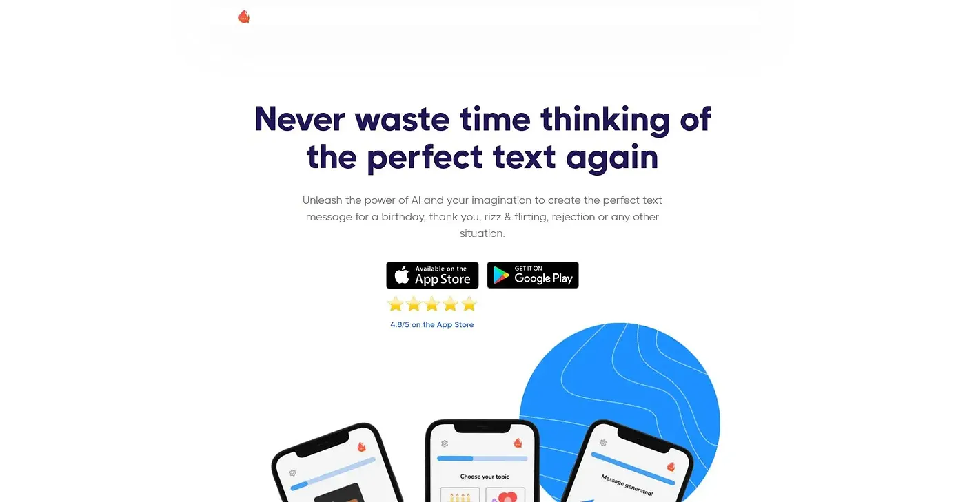 Screenshot of Firetexts