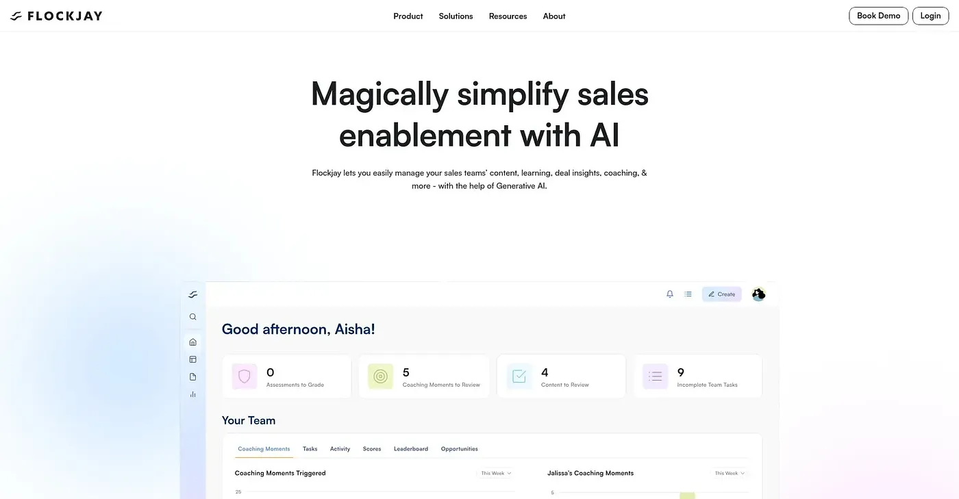 Screenshot of Flockjay