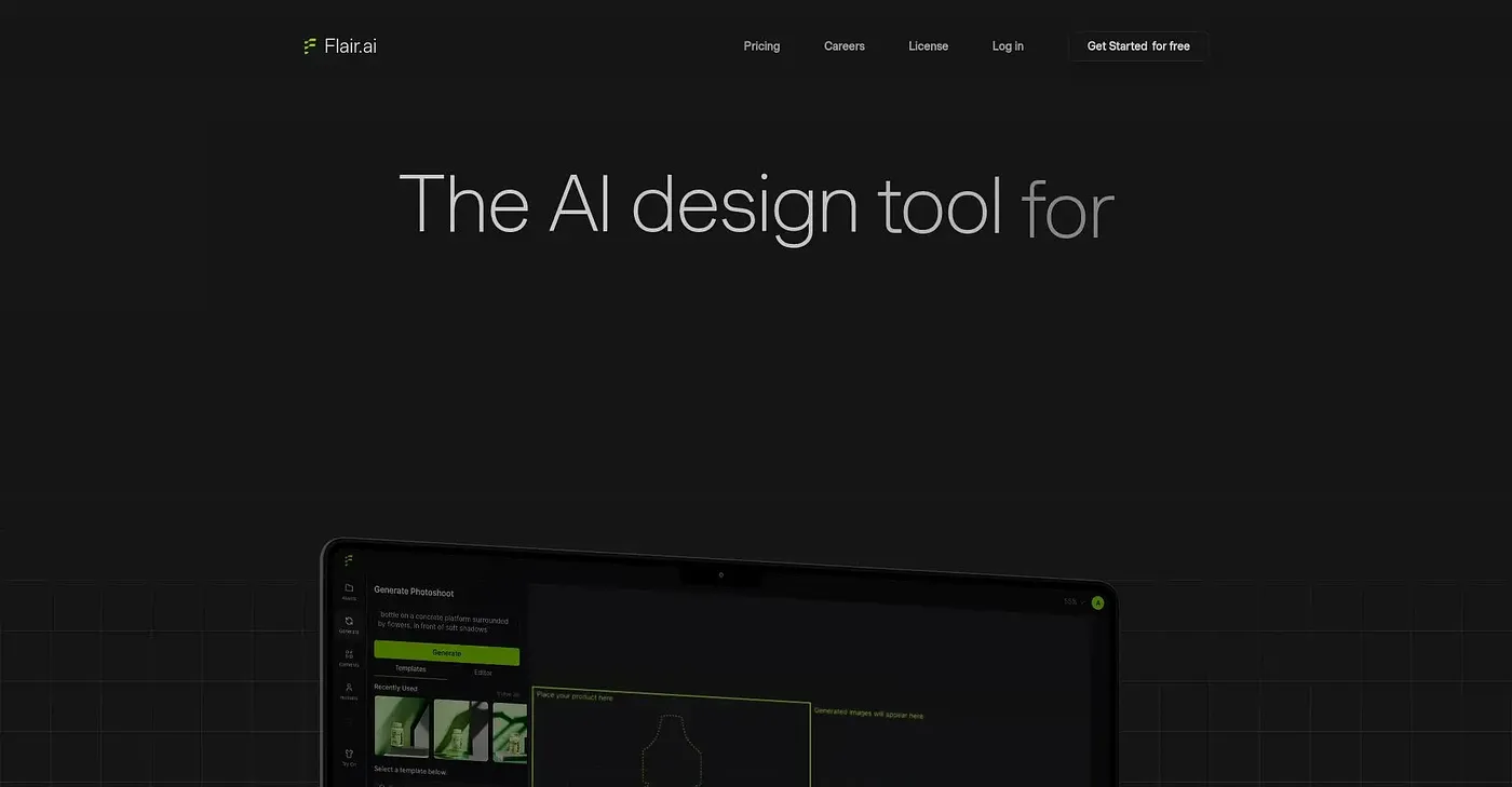 Screenshot of Flair AI